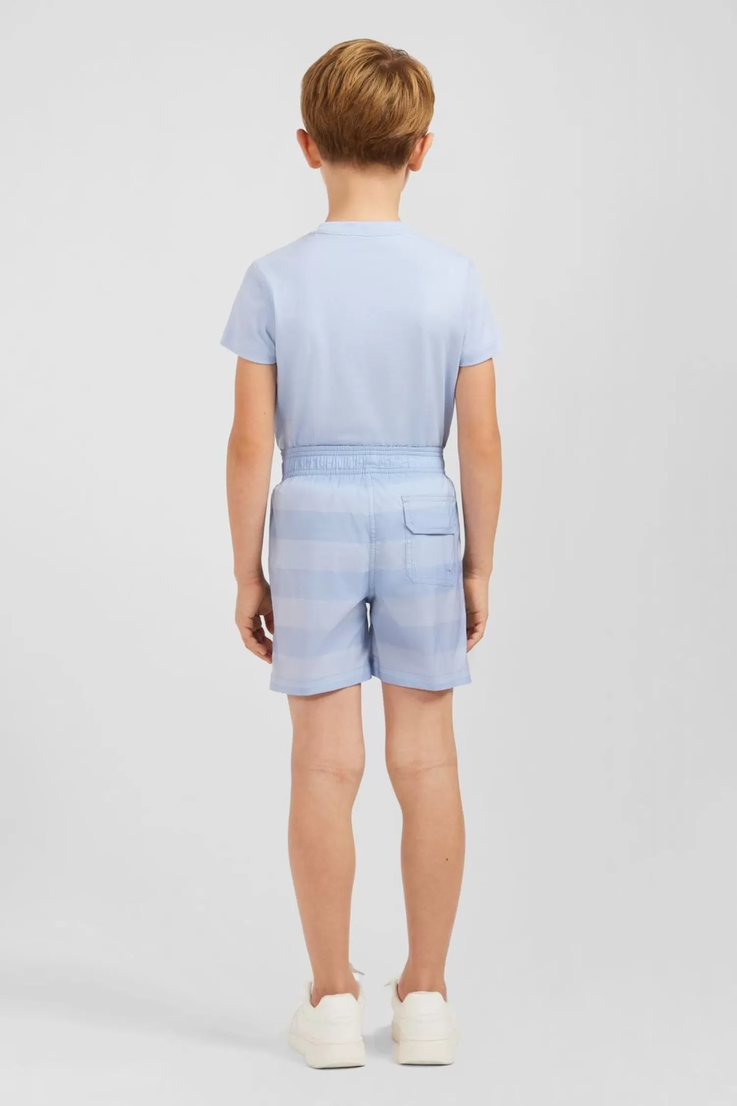 short_de_bain_enfant_a_rayures_bleu_clair_4.webp Eden Park Short De Bain Enfant A Rayures Bleu Clair-Enfant Enfant