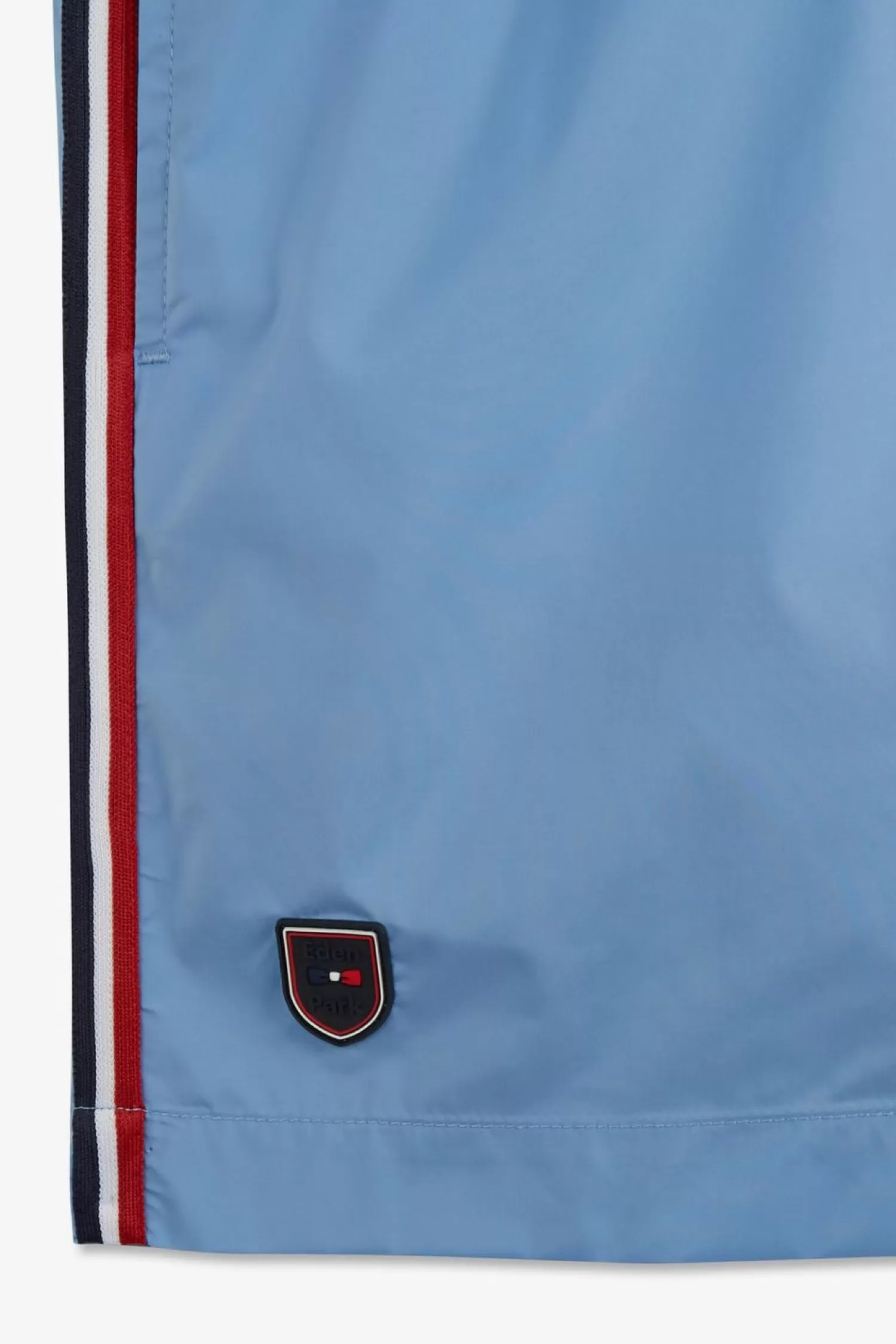 Eden Park Short De Bain Uni Detail Bandes Tricolores-Homme Maillots De Bain