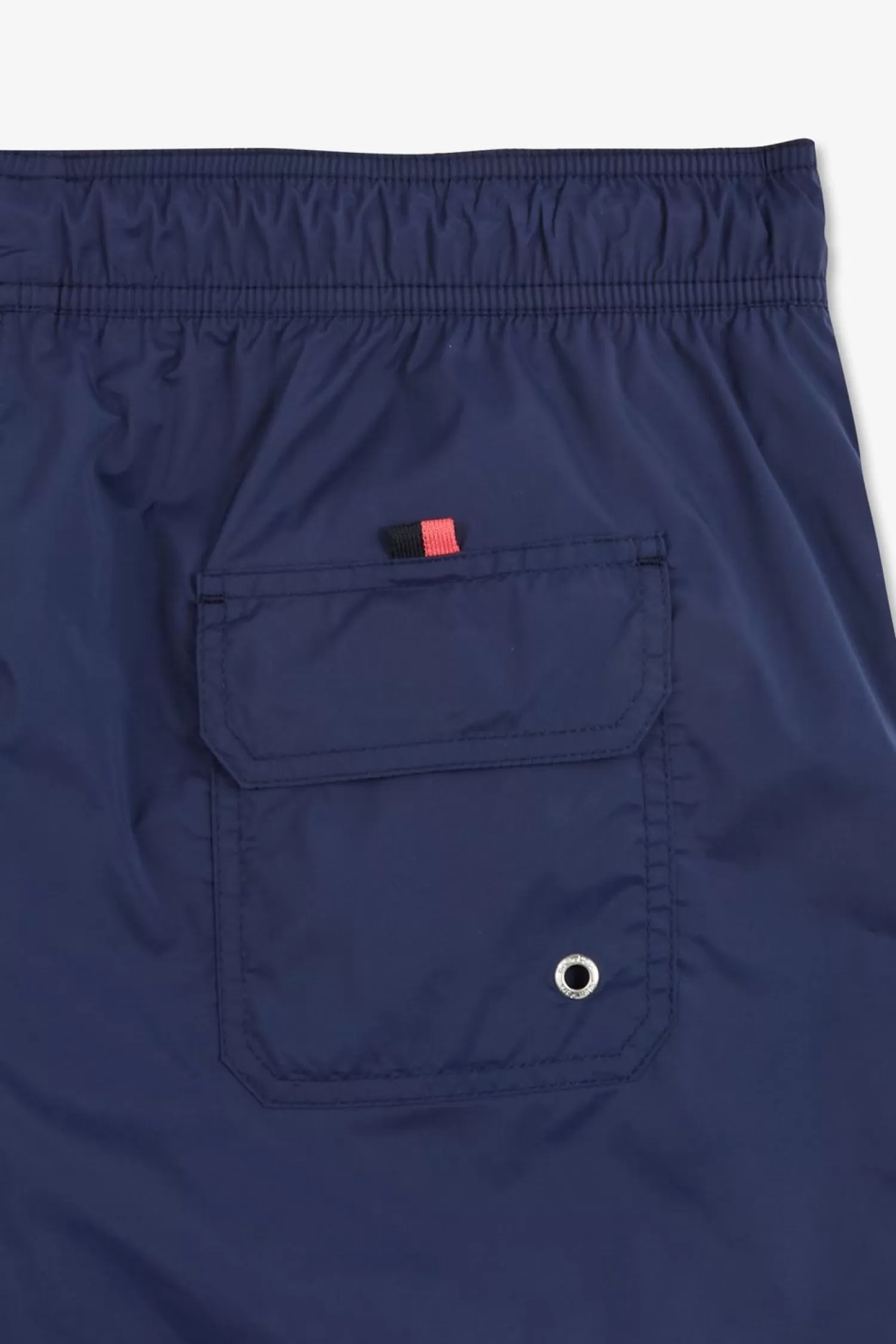 Eden Park Short De Bain Uni Detail Bandes Tricolores-Homme Maillots De Bain