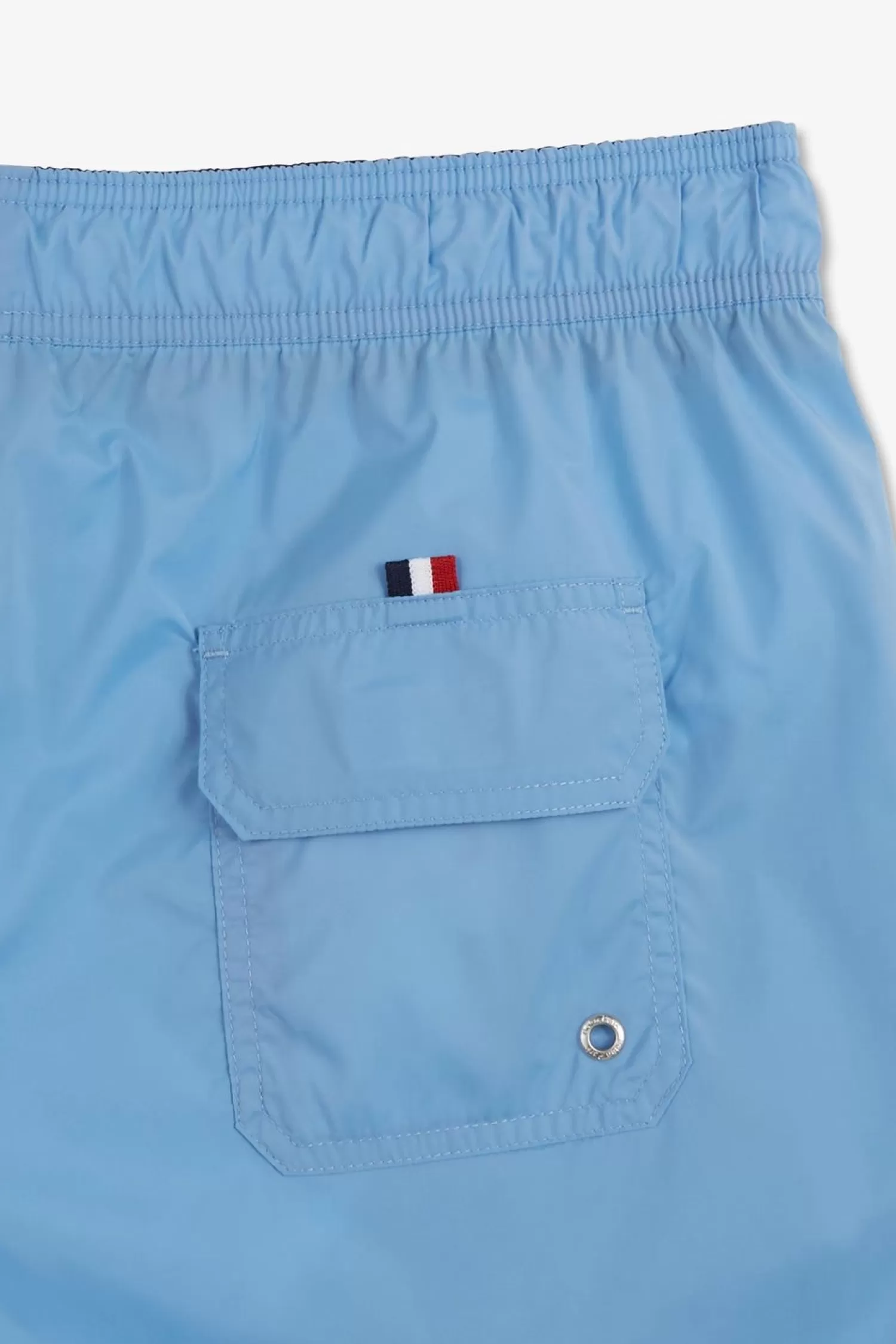Eden Park Short De Bain Uni Detail Bandes Tricolores-Homme Maillots De Bain