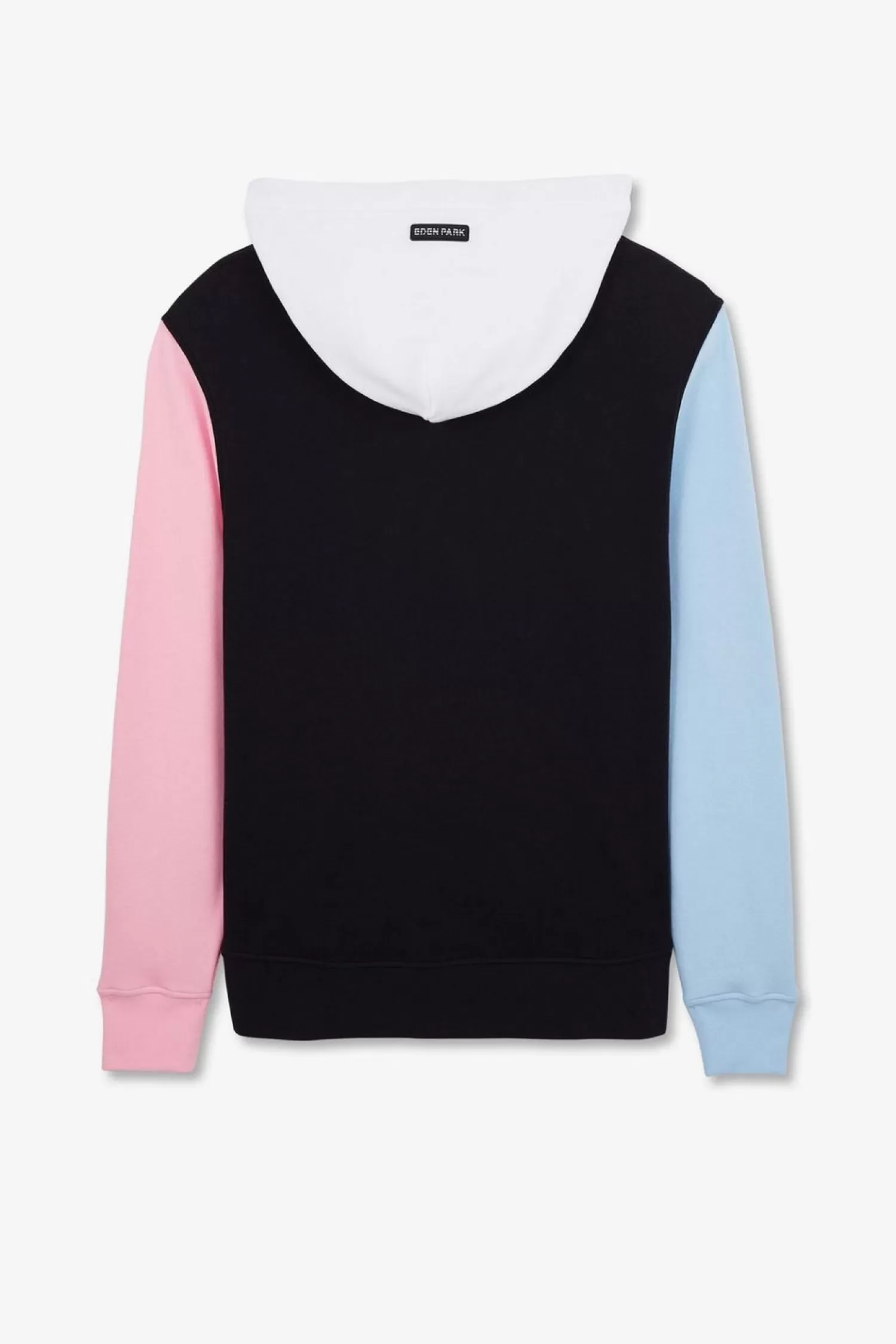 Eden Park Sweat A Capuche Colorblock Bleu Fonce-Homme Sweats