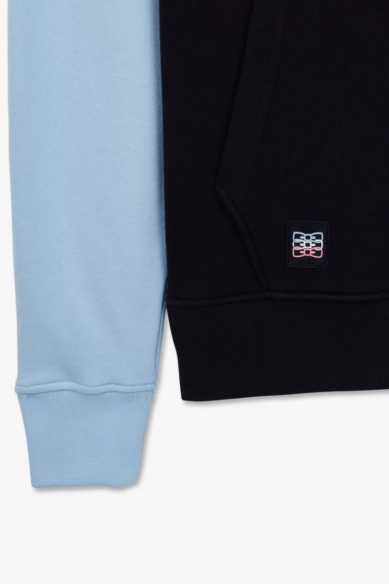 Eden Park Sweat A Capuche Colorblock Bleu Fonce-Homme Sweats
