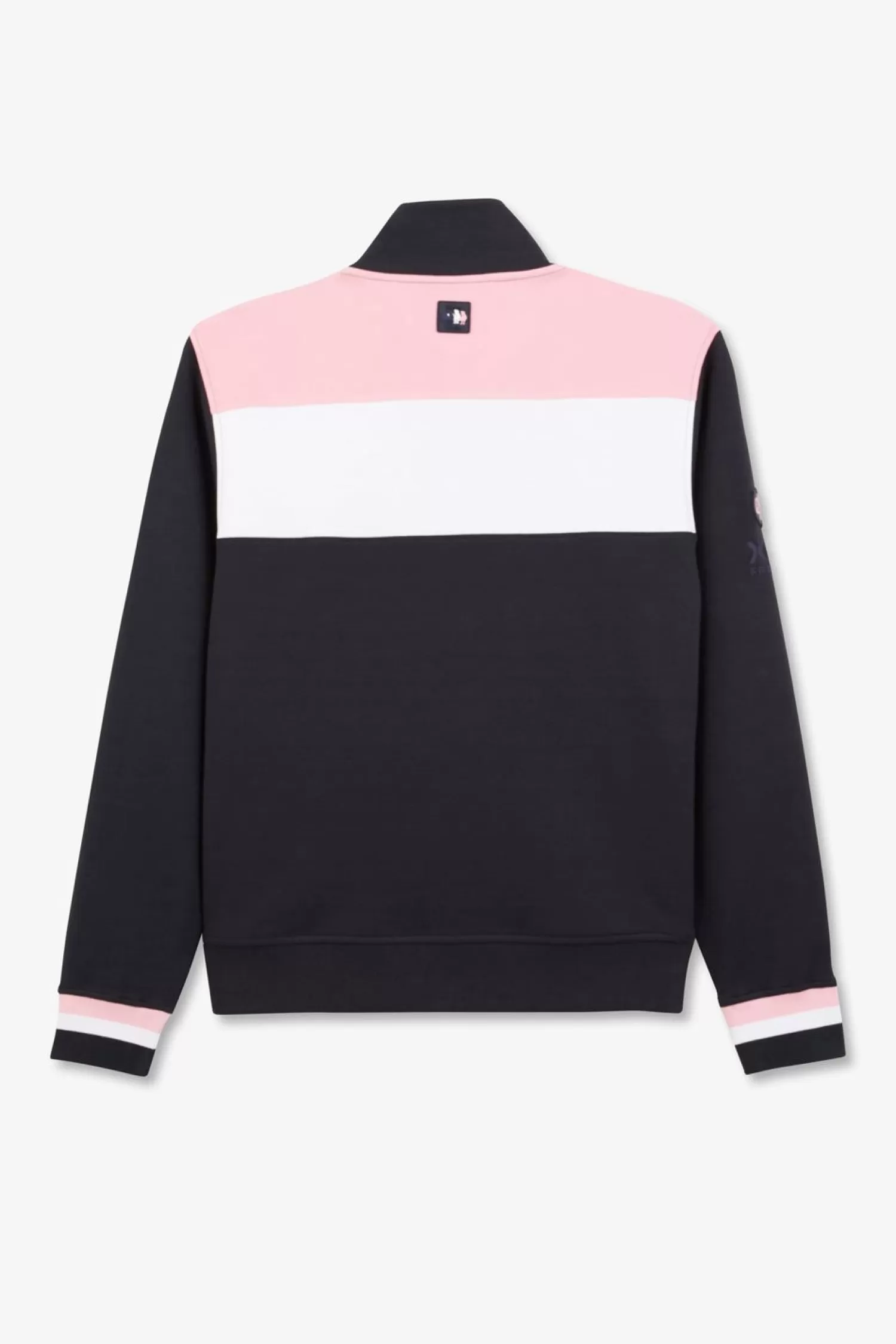 Eden Park Sweat Bleu Fonce Zippe Colorblock-Homme Sweats