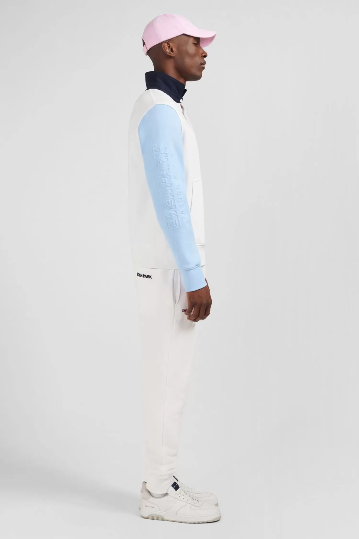 sweat_colorblock_a_col_maillot_4.webp Eden Park Sweat Colorblock A Col Maillot-Homme Maillots De Rugby