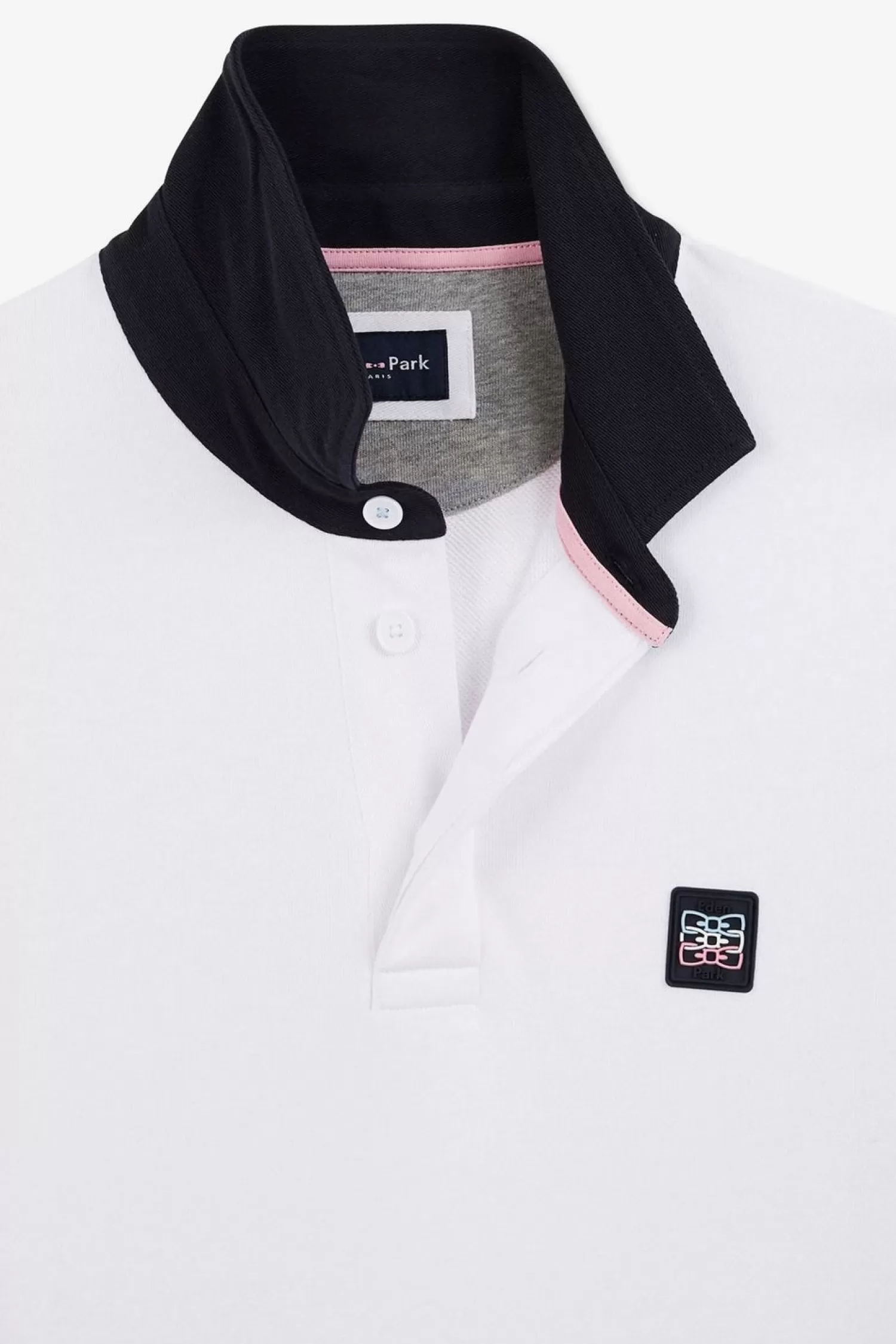 sweat_colorblock_a_col_maillot_6.webp Eden Park Sweat Colorblock A Col Maillot-Homme Maillots De Rugby