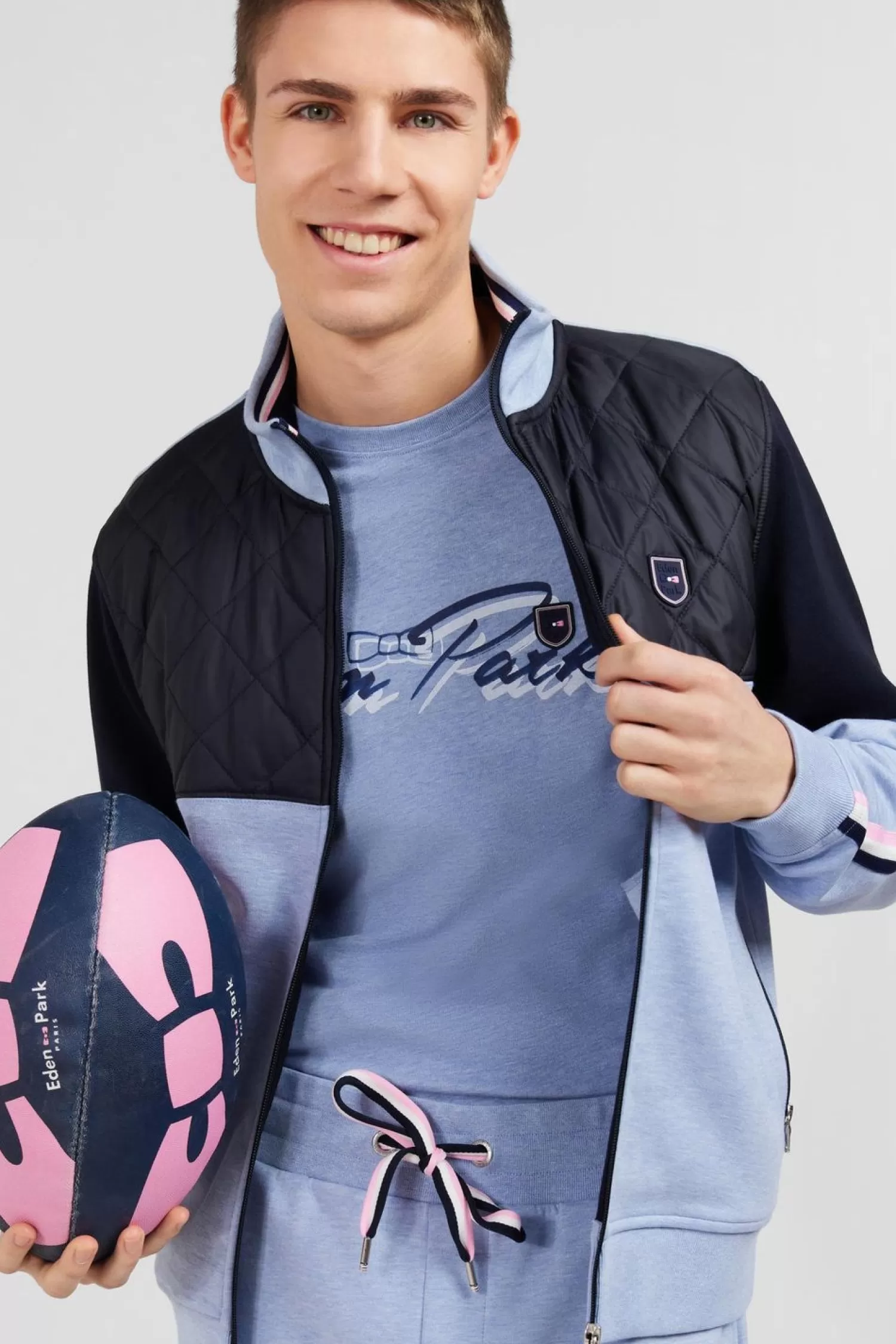 sweat_zippe_bleu_clair_2.webp Eden Park Sweat Zippe Bleu Clair-Homme Sweats