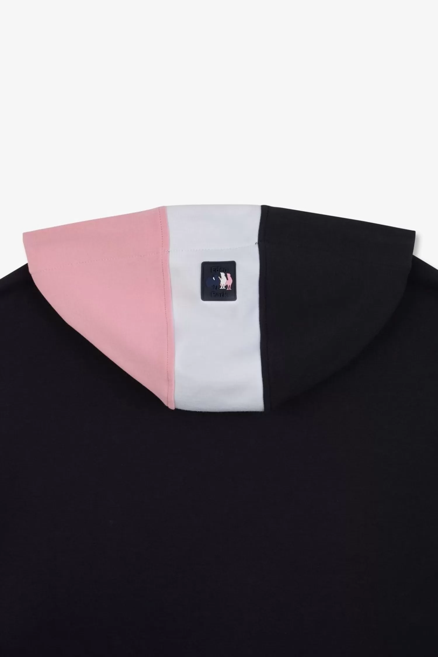 Eden Park Sweat Zippe Bleu Fonce A Capuche Tricolore-Homme Sweats