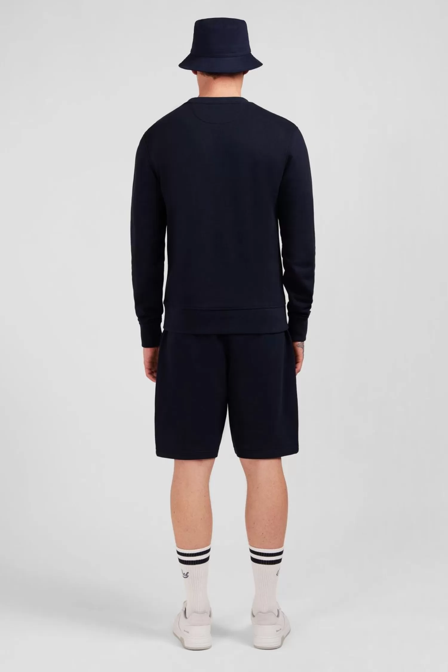 Eden Park Sweatshirt A Col Rond En Molleton Marine Embleme Noeud Papillon-Homme Sweats