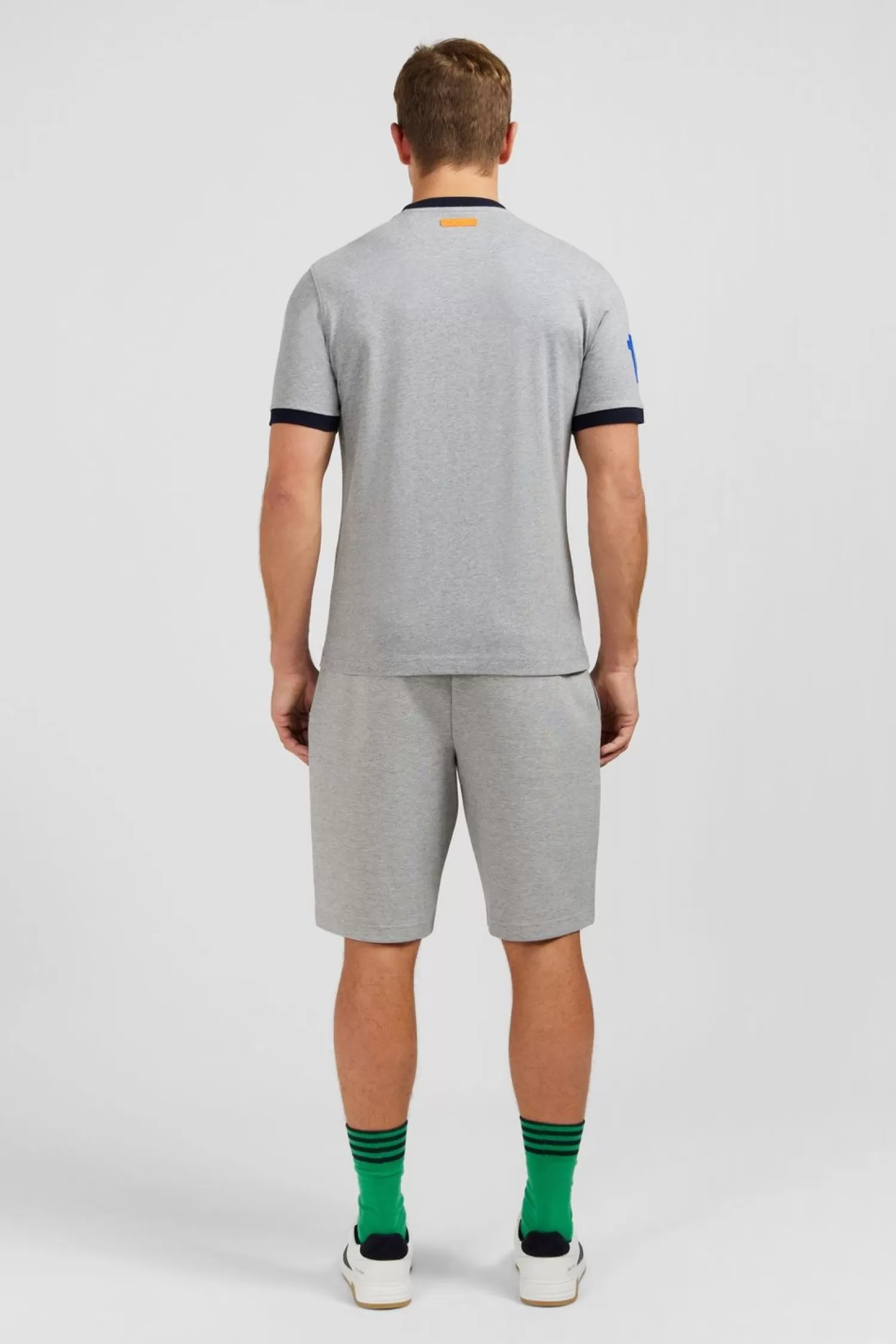 tshirt_a_manches_courtes_gris_clair_3.webp Eden Park T-Shirt A Manches Courtes Gris Clair-Homme T-Shirts