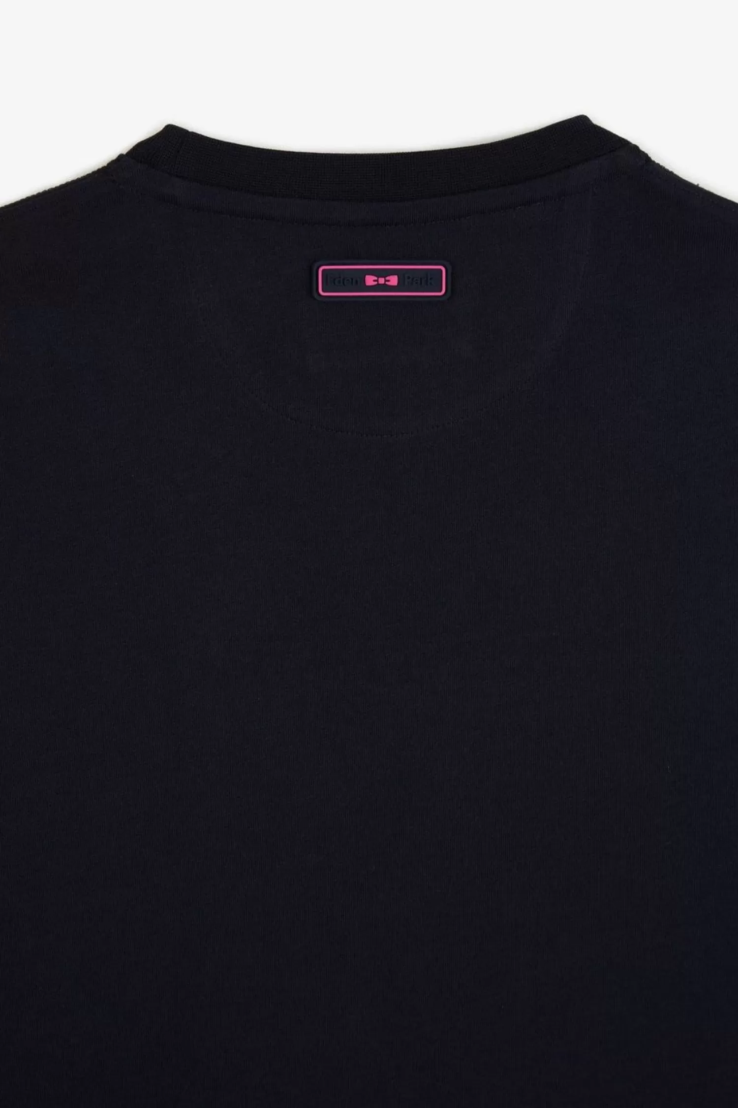 Eden Park T-Shirt Bleu Marine A Broderie Bicolore-Homme T-Shirts