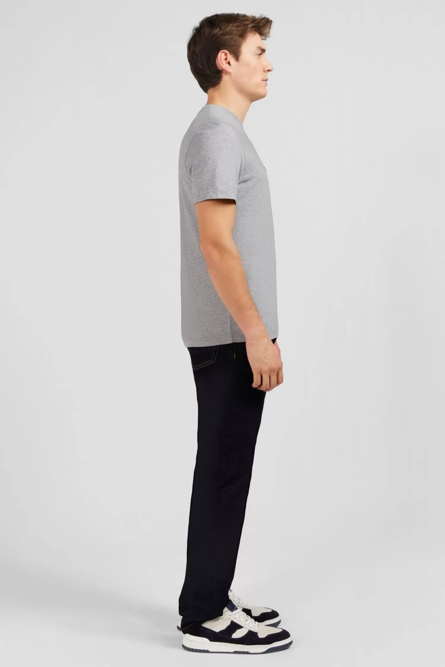 tshirt_gris_clair_a_broderies_2.webp Eden Park T-Shirt Gris Clair A Broderies-Homme T-Shirts