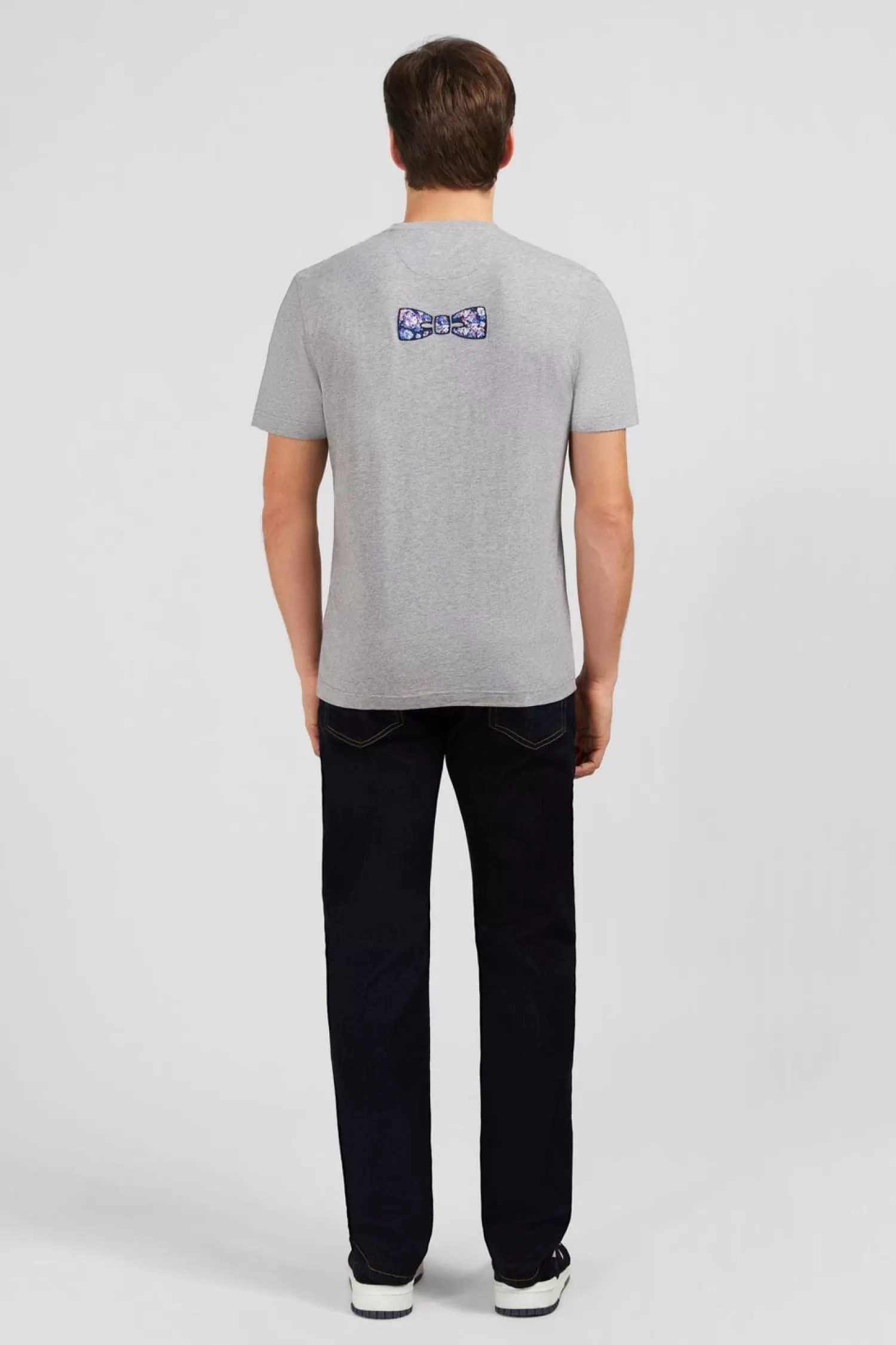 tshirt_gris_clair_a_broderies_3.webp Eden Park T-Shirt Gris Clair A Broderies-Homme T-Shirts