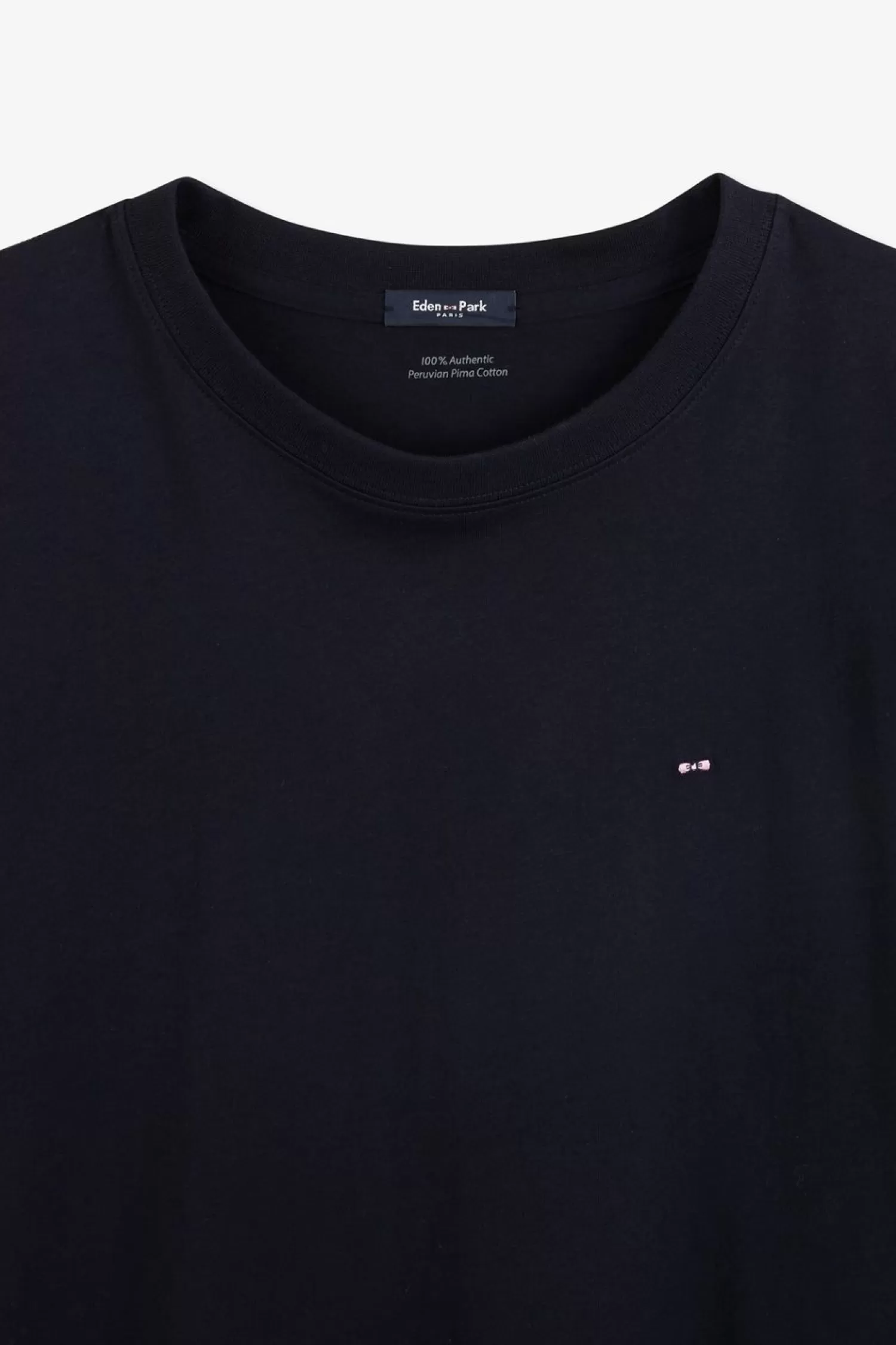 tshirt_manches_courtes_bleu_marine_uni_6.webp Eden Park T-Shirt Manches Courtes Bleu Marine Uni-Femme T-Shirts