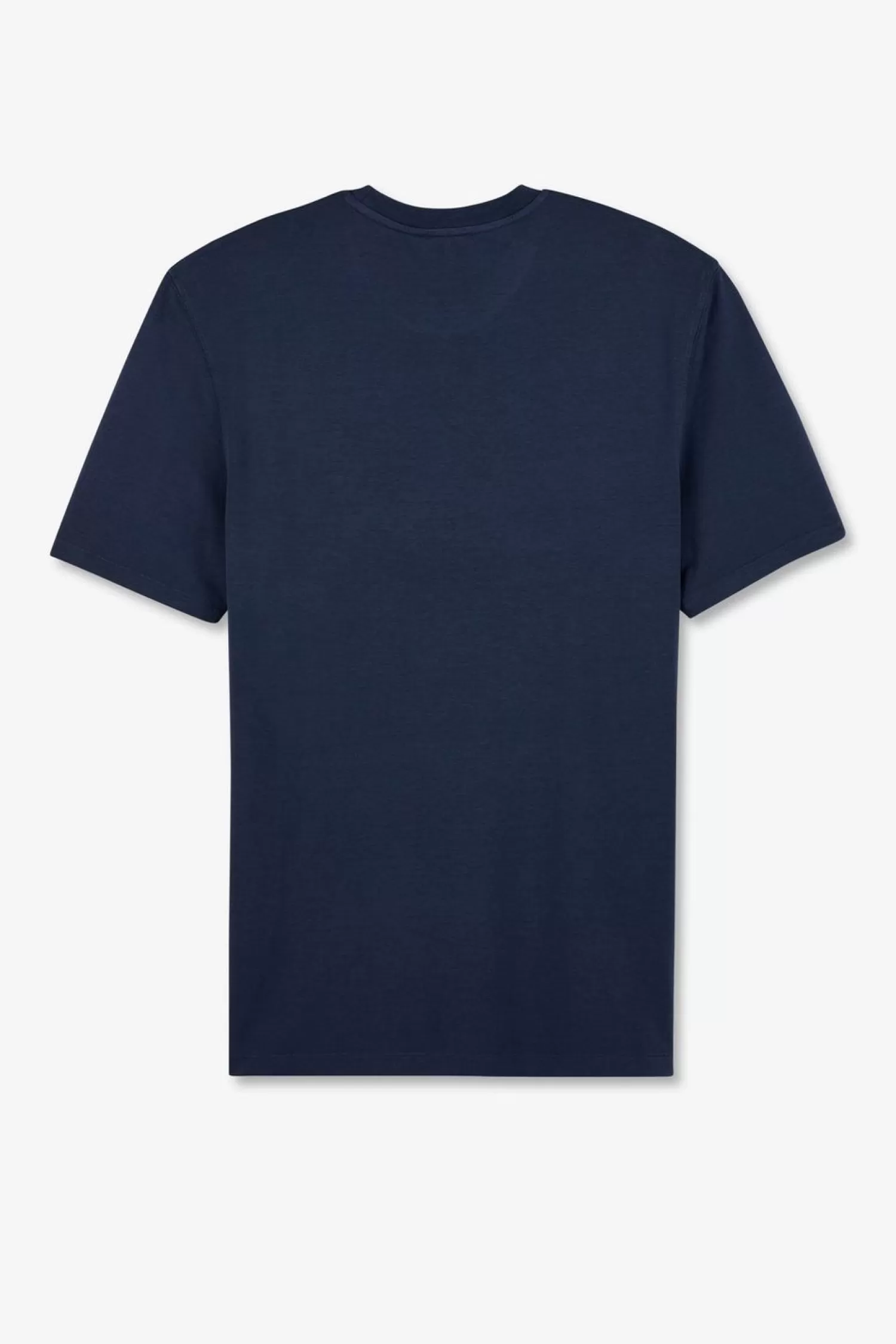tshirt_manches_courtes_bleu_uni_3.webp Eden Park T-Shirt Manches Courtes Bleu Uni-Homme T-Shirts