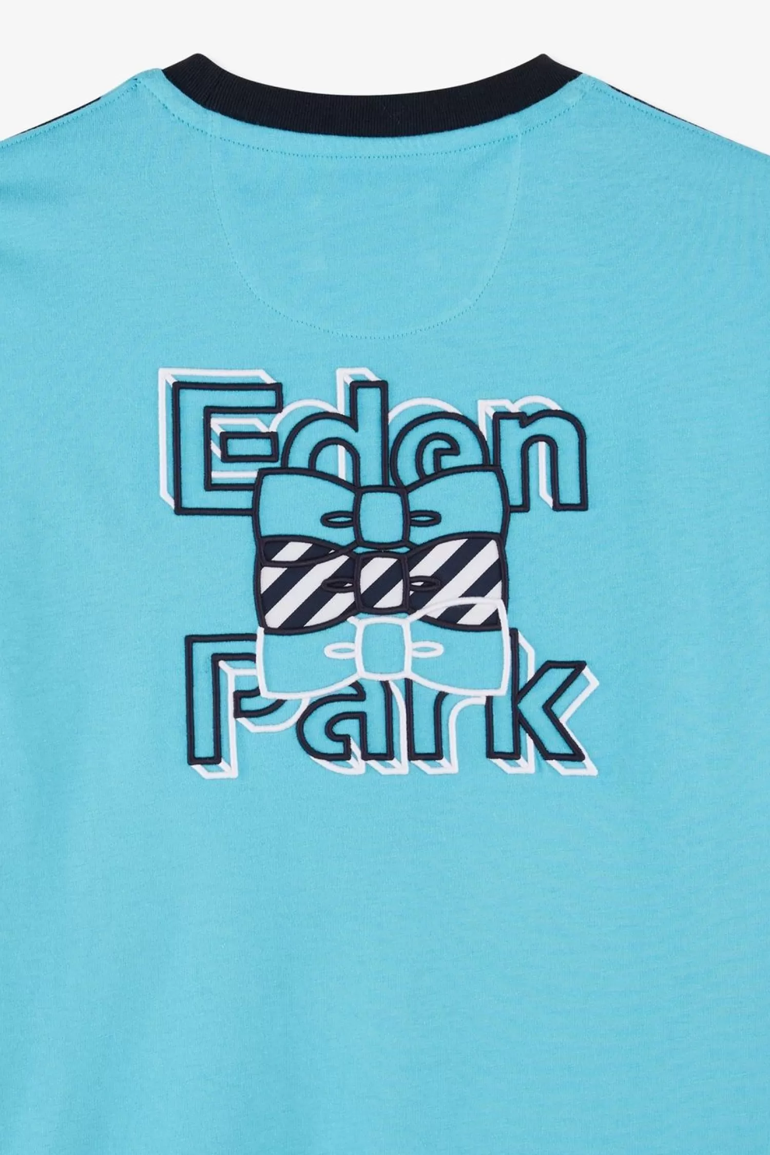 tshirt_manches_courtes_cercle_marine_et_turquoise_en_coton_7.webp Eden Park T-Shirt Manches Courtes Cercle Marine Et Turquoise En Coton-Homme T-Shirts