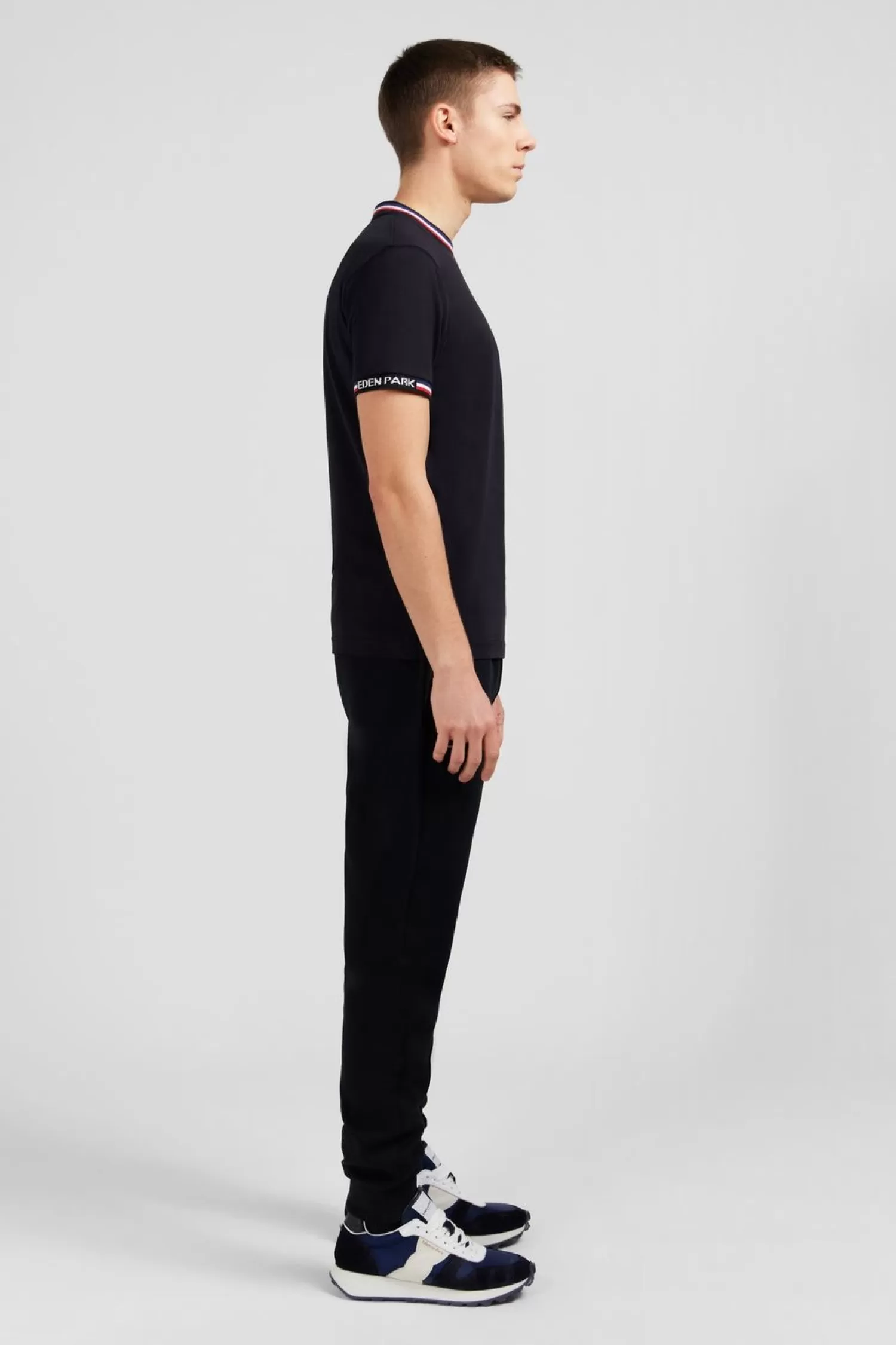 tshirt_noir_a_manches_courtes_3.webp Eden Park T-Shirt Noir A Manches Courtes-Homme T-Shirts