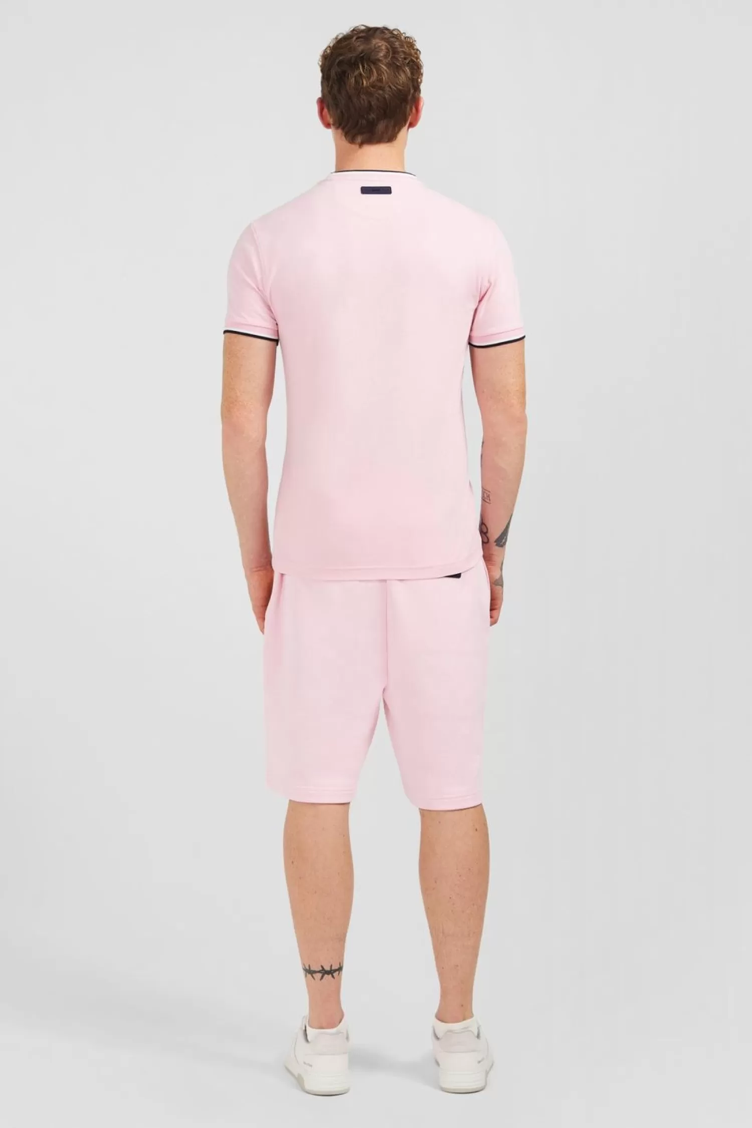 tshirt_rose_uni_a_manches_courtes_5-1.webp Eden Park T-Shirt Rose Uni A Manches Courtes-Homme T-Shirts